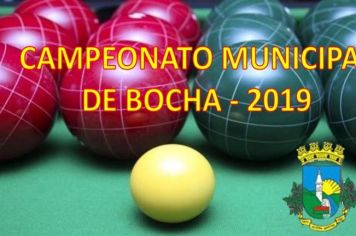 Campeonato Municipal de Bocha - Fase Classificatória
