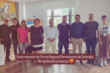 Encerramento do fórum regional permanente de extensão