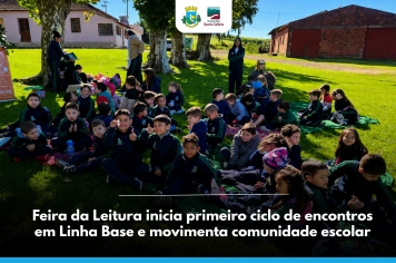 Feira da Leitura inicia primeiro ciclo de encontros em Linha Base e movimenta comunidade escolar