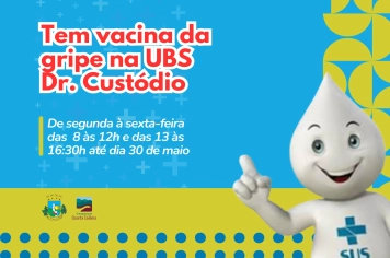 Município reforça campanha de vacinação contra a gripe com meta de 90% de cobertura.