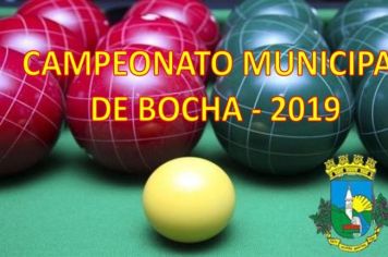 Campeonato Municipal de Bocha 2019
