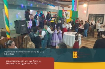 CTG Liberdade celebra 59 anos com jantar-baile e reúne lideranças em noite de tradição e cultura