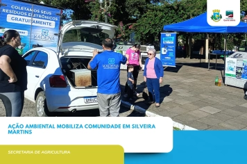 Ação ambiental mobiliza comunidade em Silveira Martins