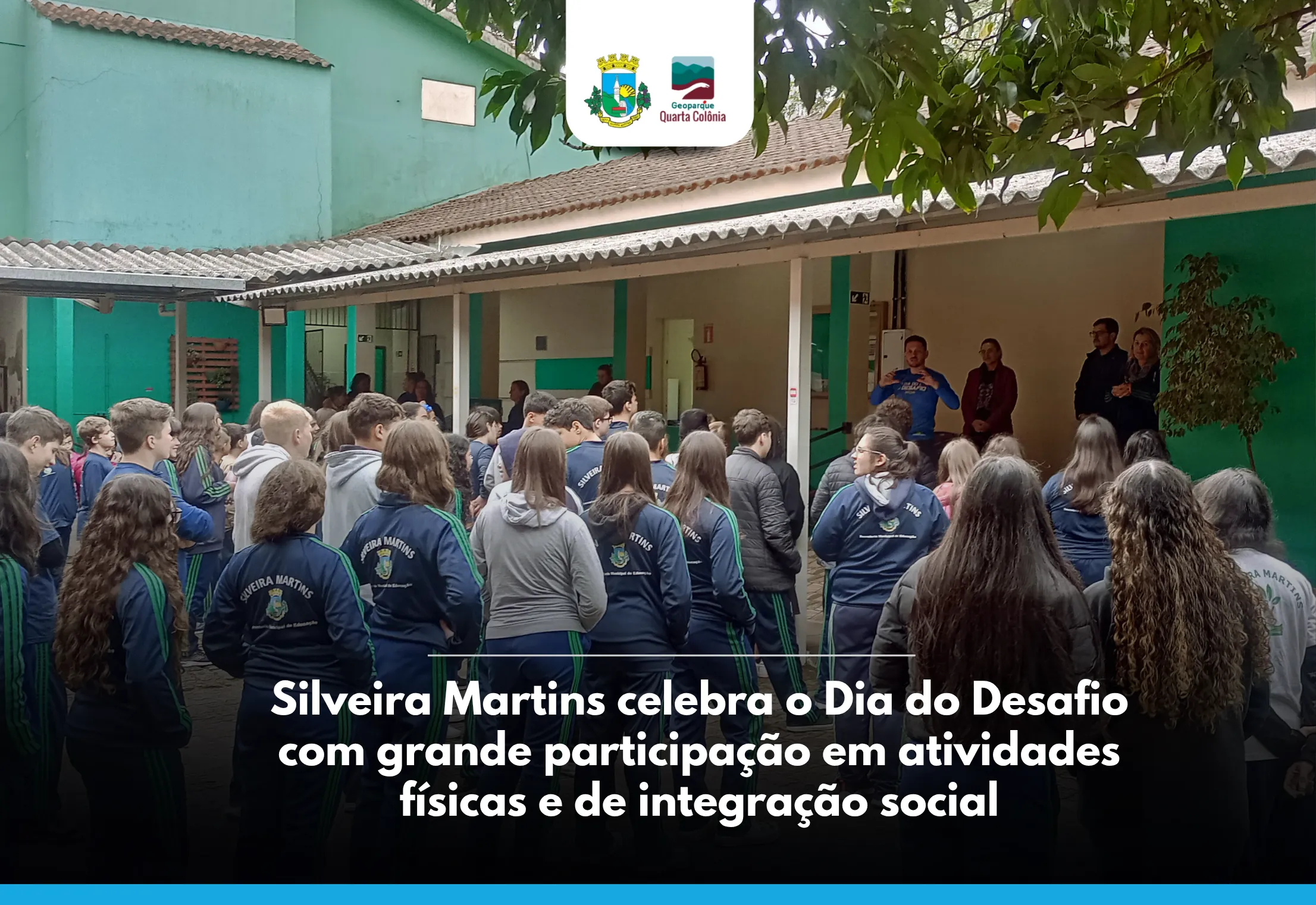 Silveira Martins realiza atividades em diversos locais no Dia do Desafio promovido pelo Sesc