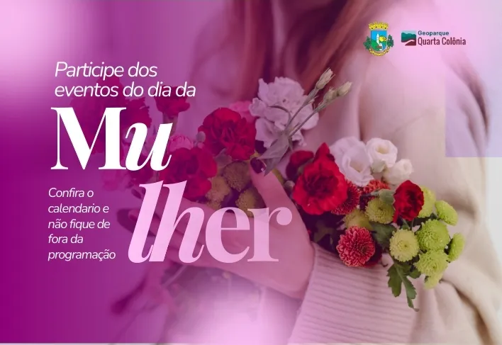 Participe da Programação do Mês da Mulher