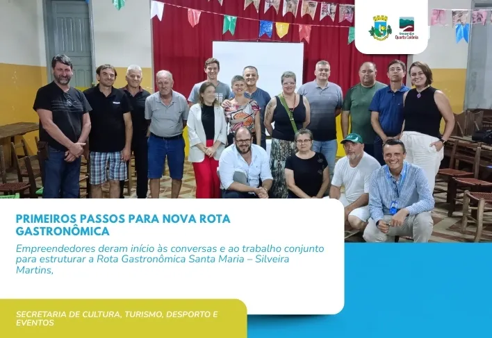 Rota Gastronômica Santa Maria – Silveira Martins inicia novo ciclo de fortalecimento