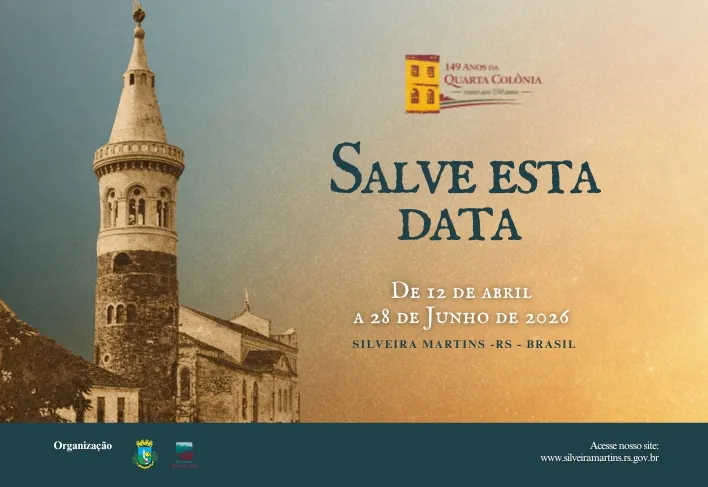 Silveira Martins lança “Save the Date” dos 149 anos da imigração italiana