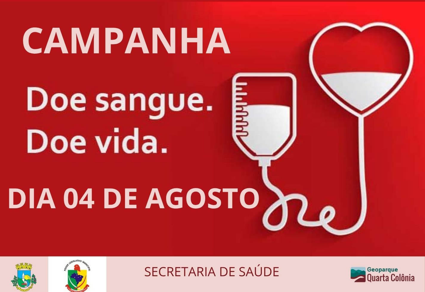 CAMPANHA DE DOAÇÃO DE SANGUE 