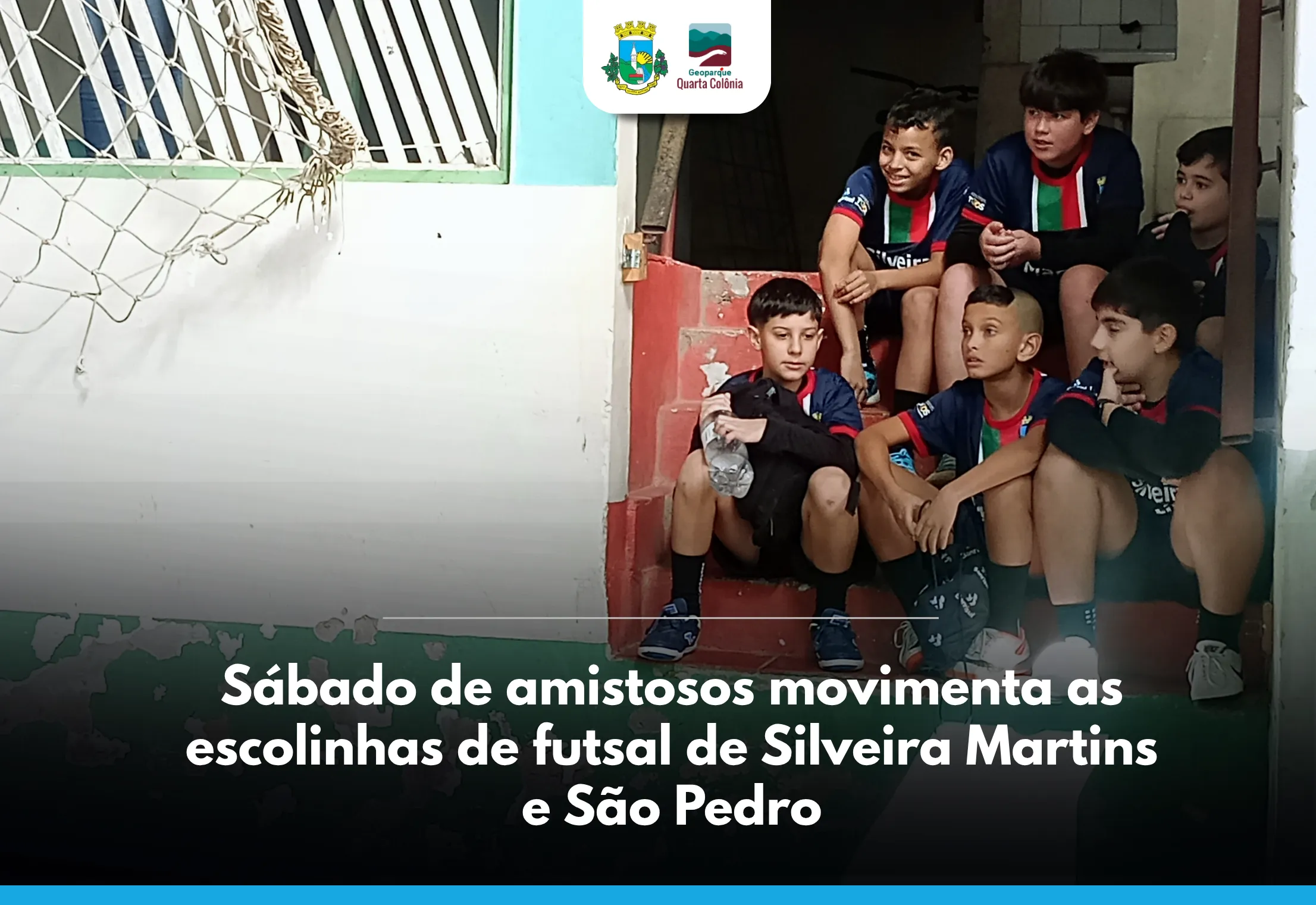 Sábado de amistosos movimenta escolinhas de futsal em Silveira Martins