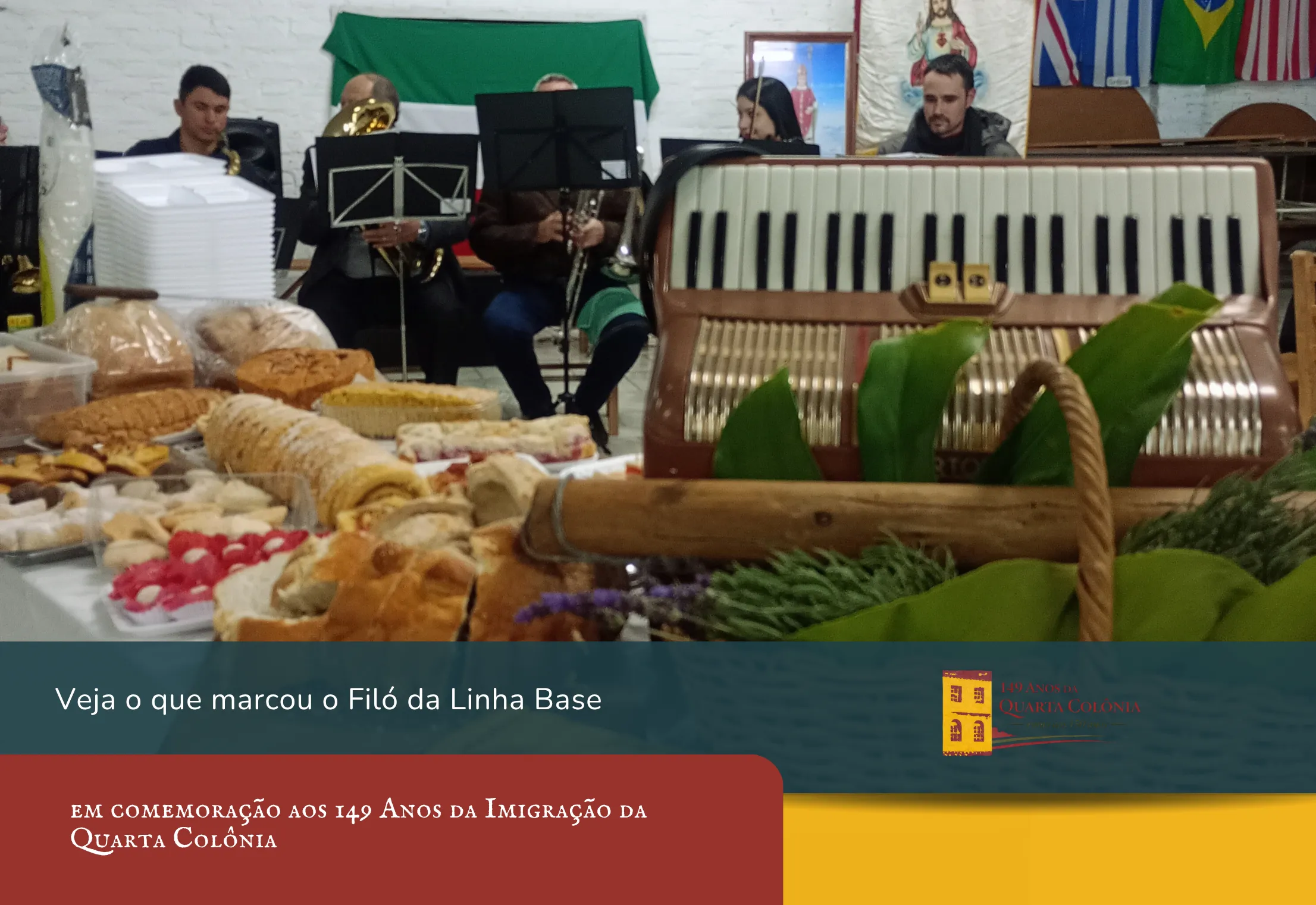 Filó reúne comunidade da Linha Base em noite de celebração à cultura italiana em Silveira Martins