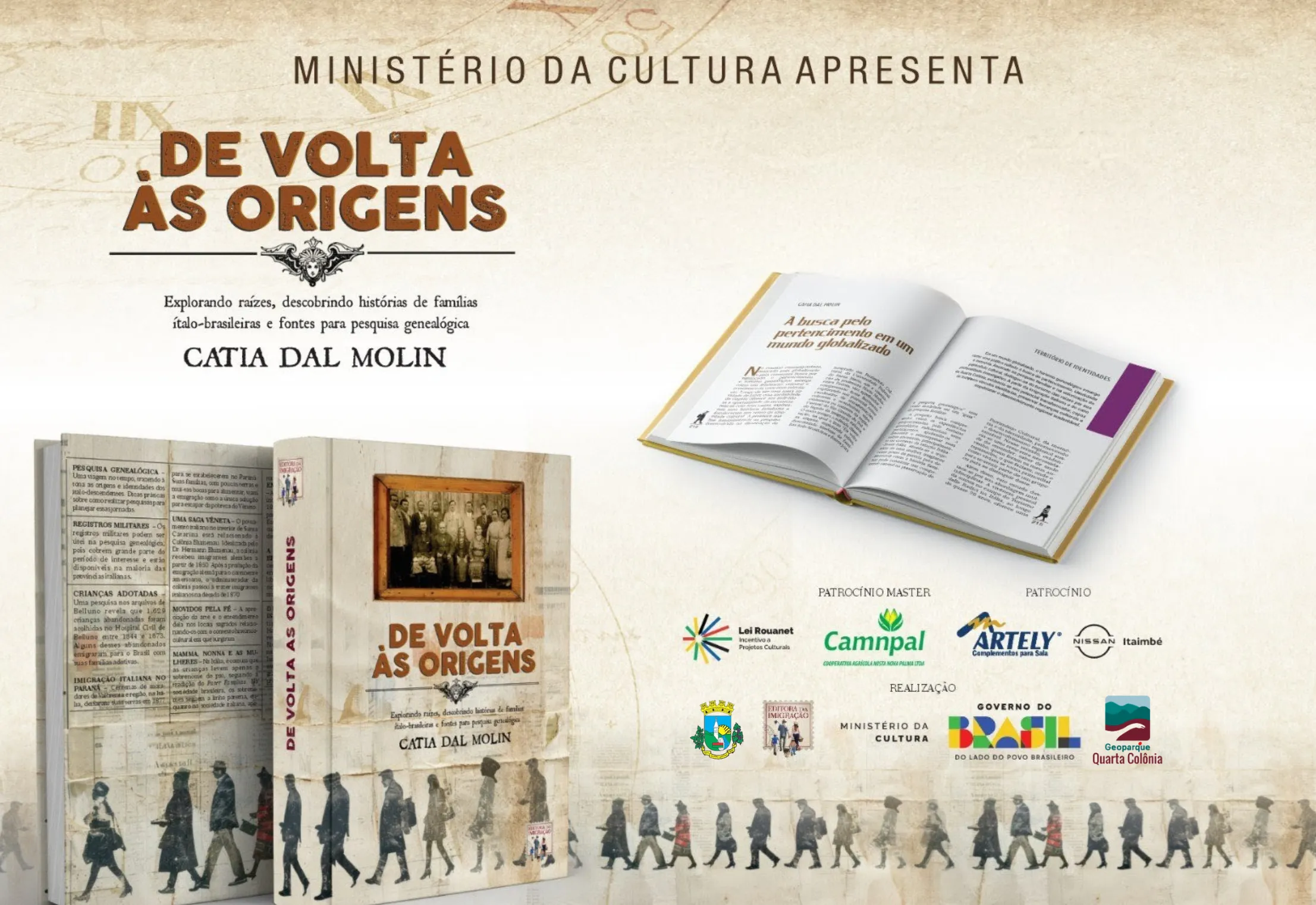 Abertura das comemorações dos 149 anos da imigração italiana terá participação de Cátia Dal Molin em Linha Três