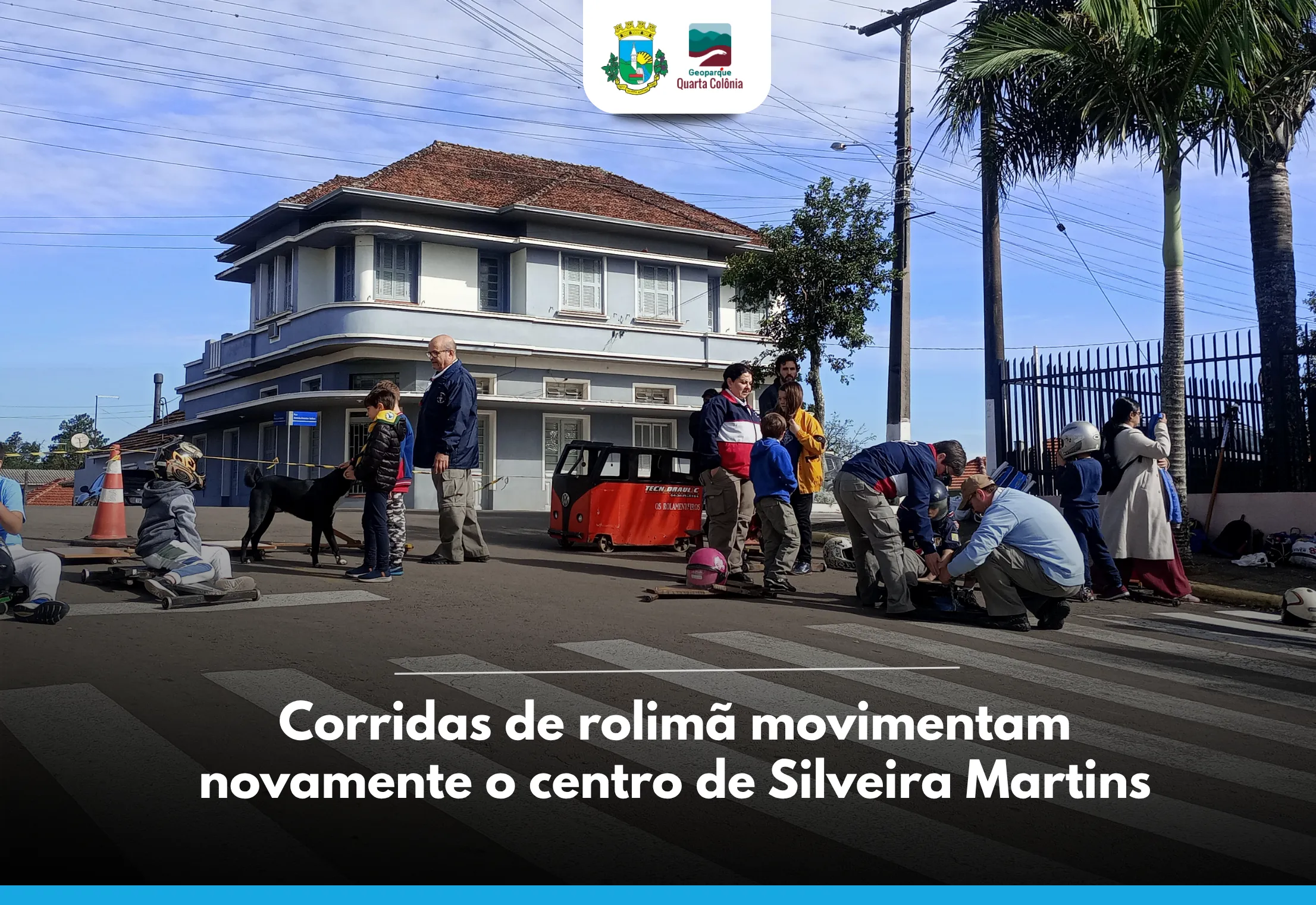 Corridas de rolimã movimentam novamente o centro de Silveira Martins