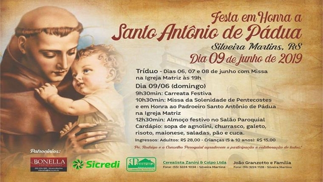 Festa em Honra a Santo Antônio de Pádua