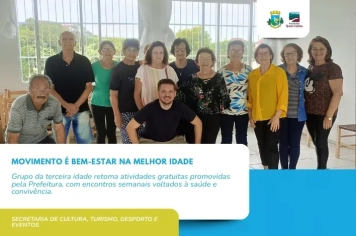 Atividades para pessoas idosas são retomadas em Silveira Martins